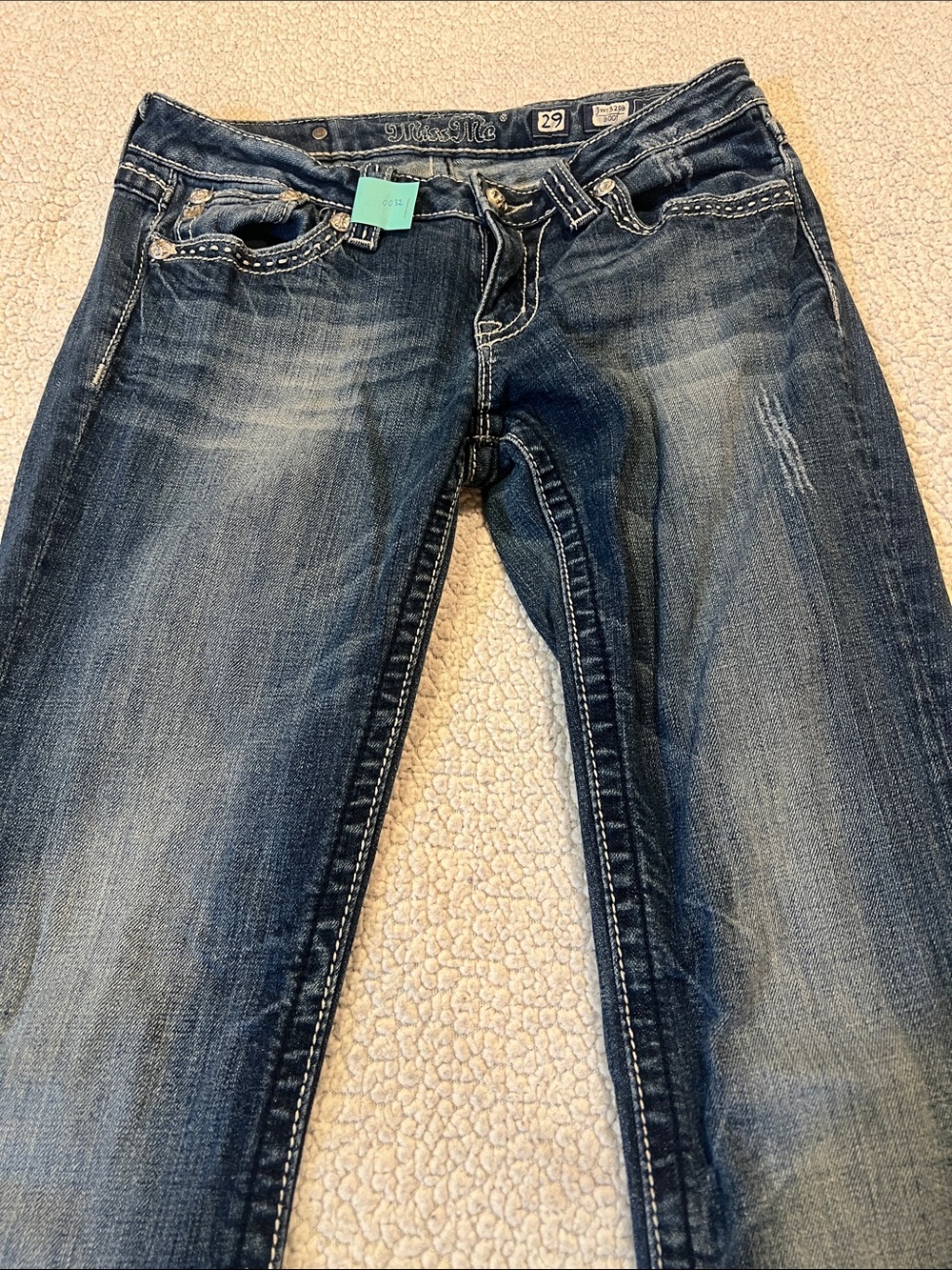 Miss Me Blue Faded Boot Cut Jeans